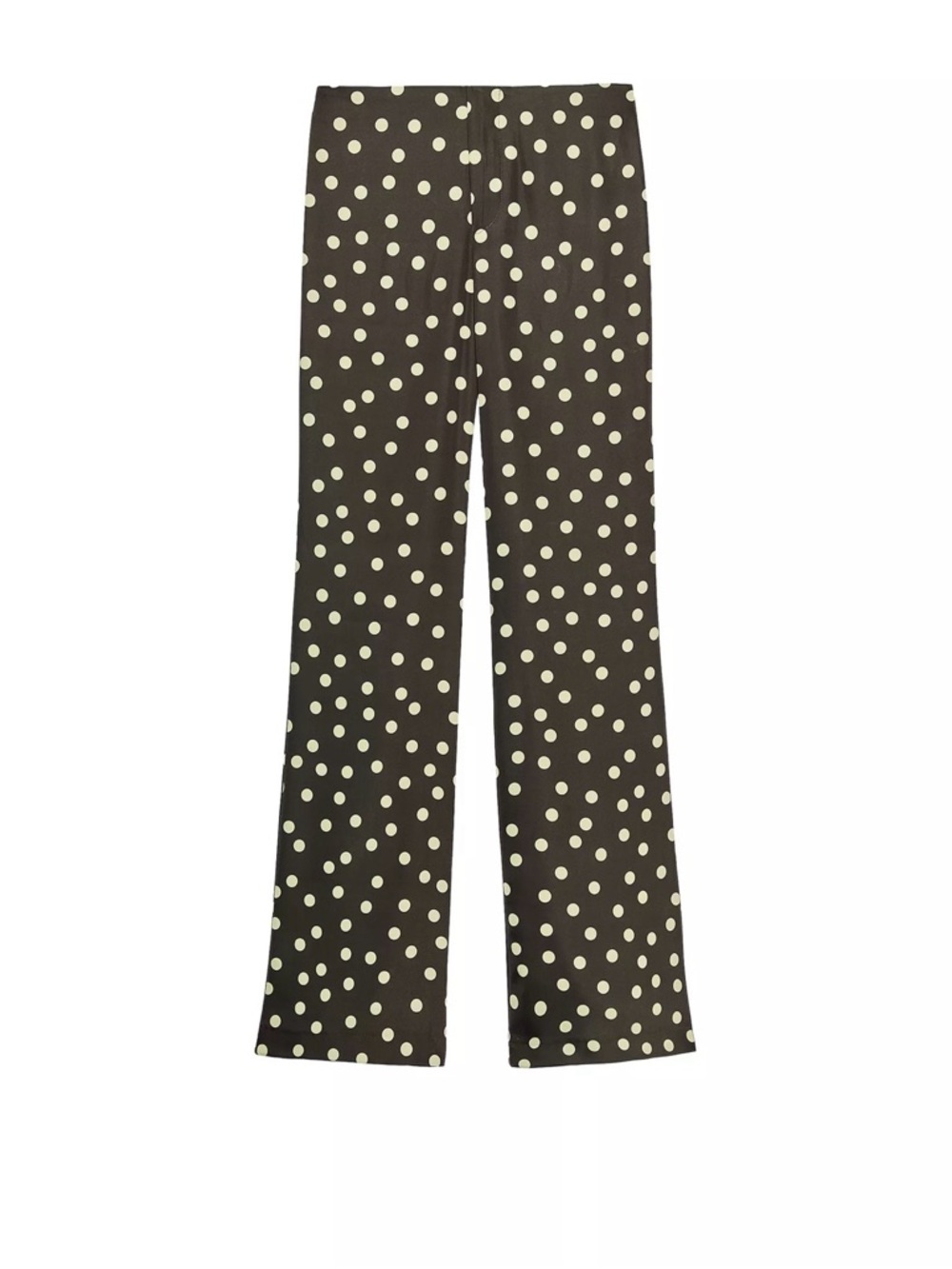 Zara Black Polka Dot Wide-Leg Pants

SATIN FLARE PANTS
S| GREENS